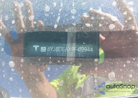 2023 Tesla Model 3 Rear-Wheel Drive z USA, uszkodzony, nr VIN 5YJ3E1EAXPF419944